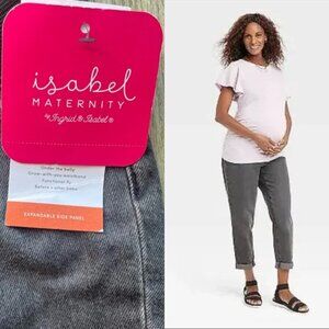 Isabel Maternity by Ingrid & Isabel Dark Gray Boyfriend Jeans